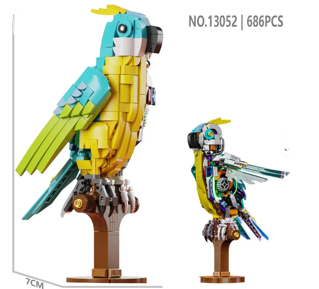 13052 Mechanical Parrot Building Blocks 686PCS - Image 2
