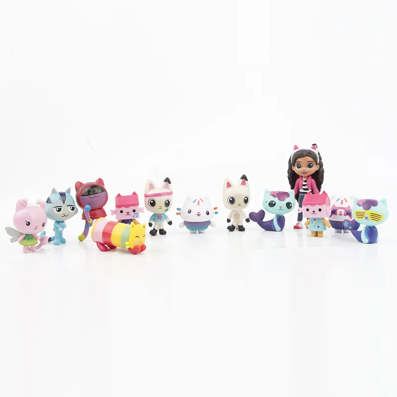 13pcs/set Gabby's Dollhouse Action Figure Cute Doll Collection Model Toys - Image 2