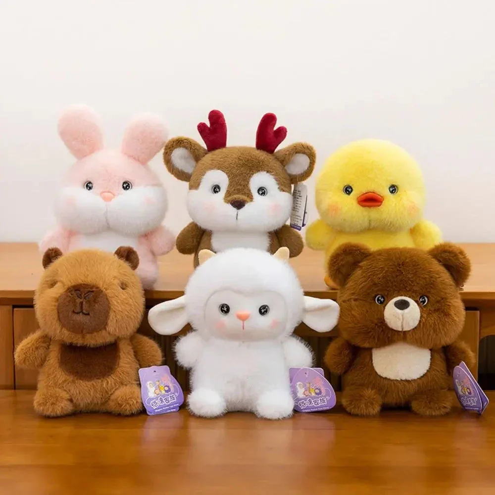 16cm Plush Companion Doll – Soft Capybara & Elephant Stuffed Toy - Image 4
