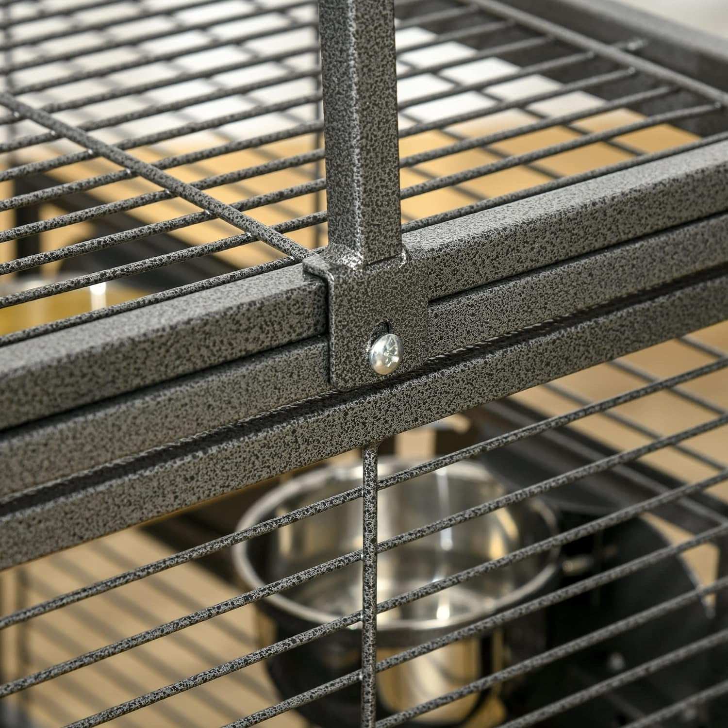 18" Heavy Duty Iron Travel Bird Cage Carrier - Image 8