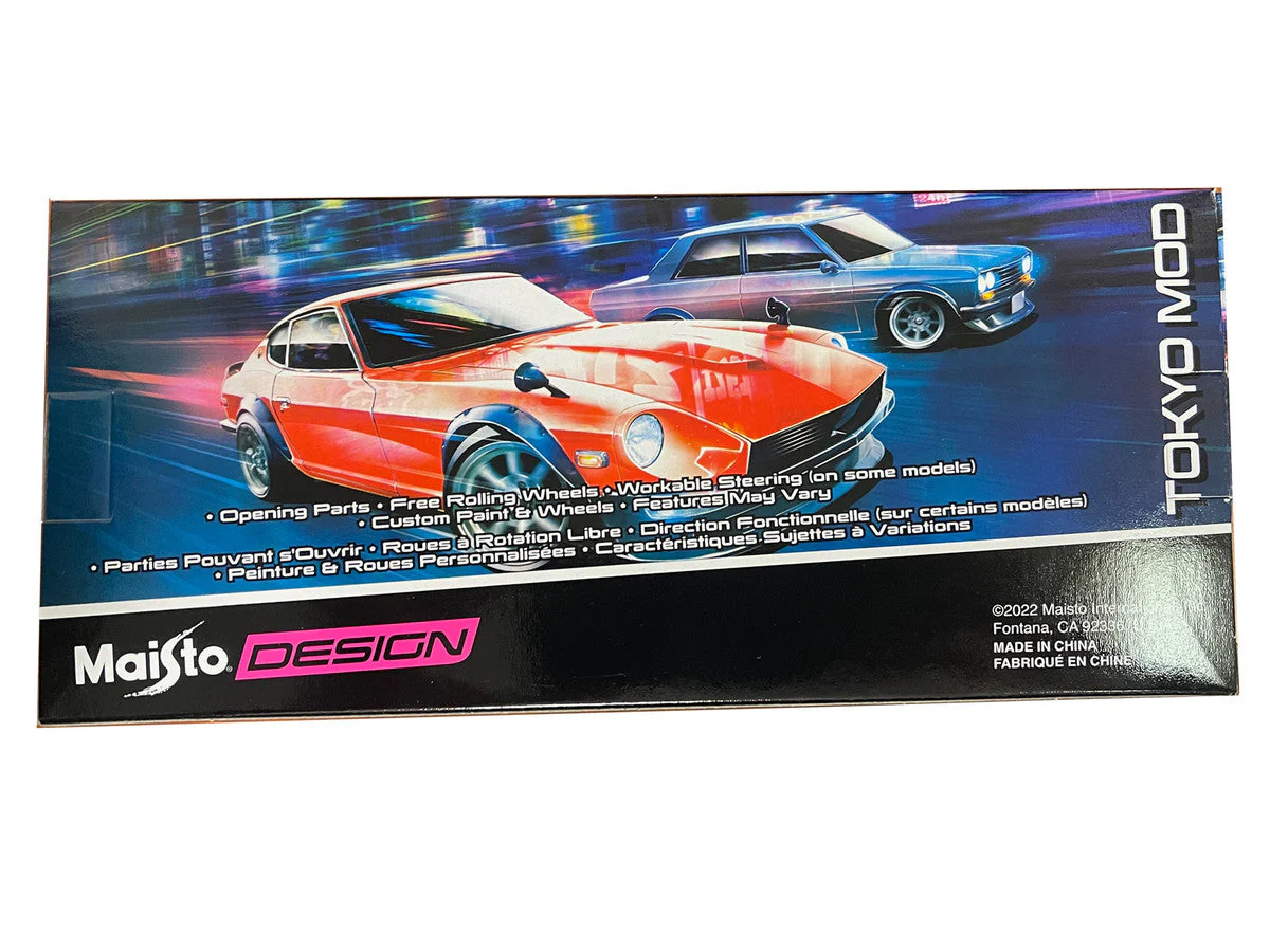 1973 Datsun 620 Pickup Truck Blue "Tokyo Mod" "Maisto Design" Series 1/24 Diecast Model Car by Maisto - Image 2