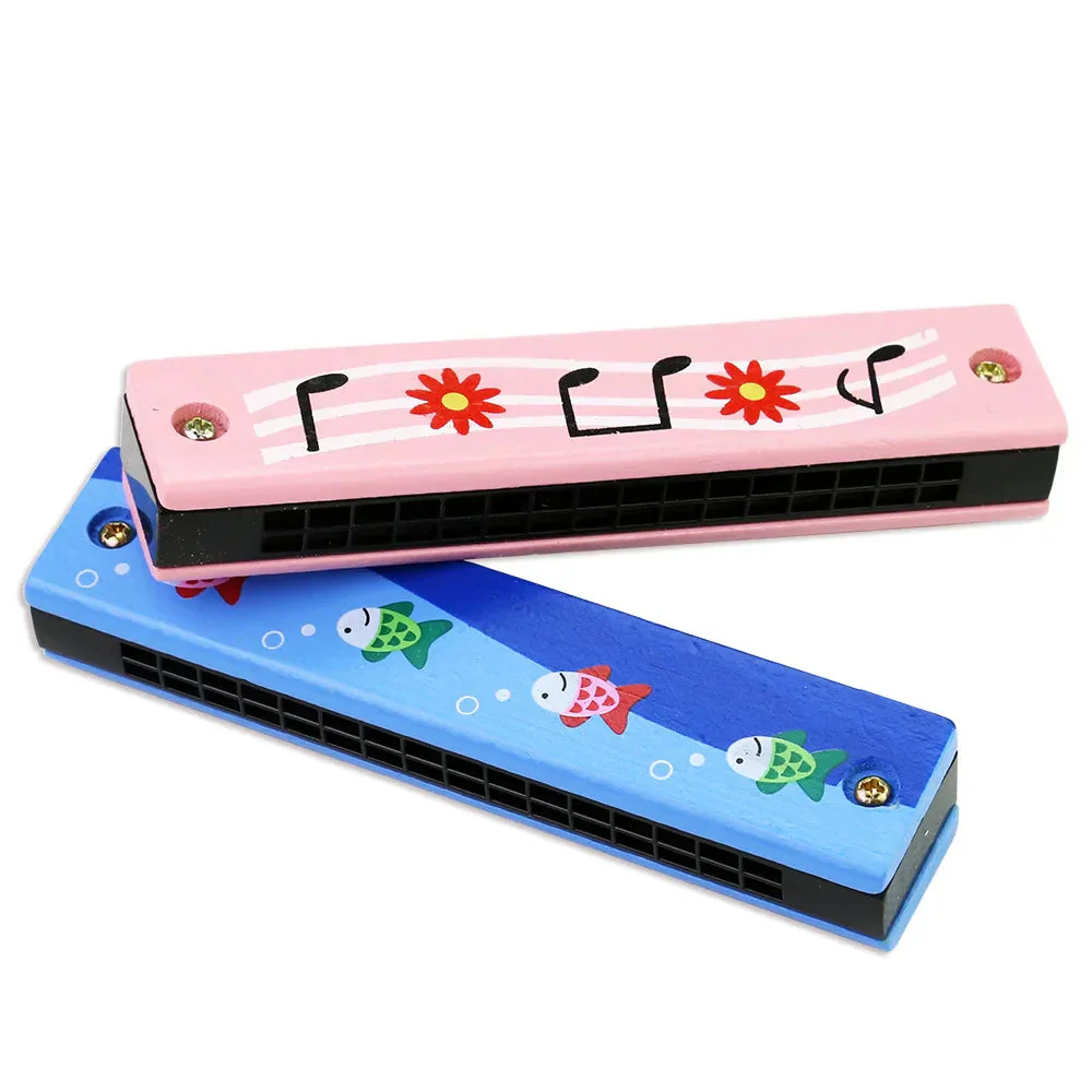 1pc/2/4pcs Children Wooden Harmonica Musical Instrument Toys Music Teaching Aids Puzzle Early Education Kindergarten Beginners - Image 10