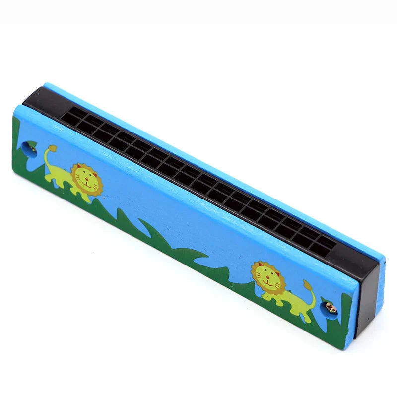 1pc/2/4pcs Children Wooden Harmonica Musical Instrument Toys Music Teaching Aids Puzzle Early Education Kindergarten Beginners - Image 7
