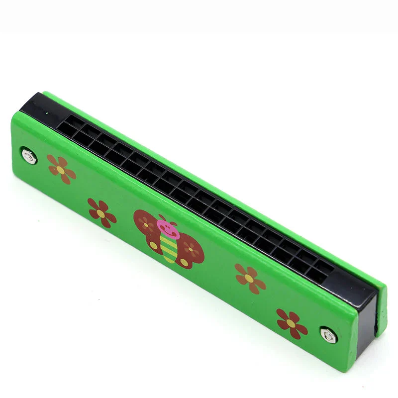 1pc/2/4pcs Children Wooden Harmonica Musical Instrument Toys Music Teaching Aids Puzzle Early Education Kindergarten Beginners - Image 9