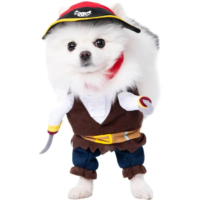 1PCS Halloween Dagger Pet Transformation Dress Festival Funny Knife Holding Dog Clothes Cat Standing Dress Pet Dress Up - Image 20