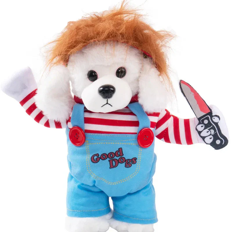 1PCS Halloween Dagger Pet Transformation Dress Festival Funny Knife Holding Dog Clothes Cat Standing Dress Pet Dress Up - Image 23