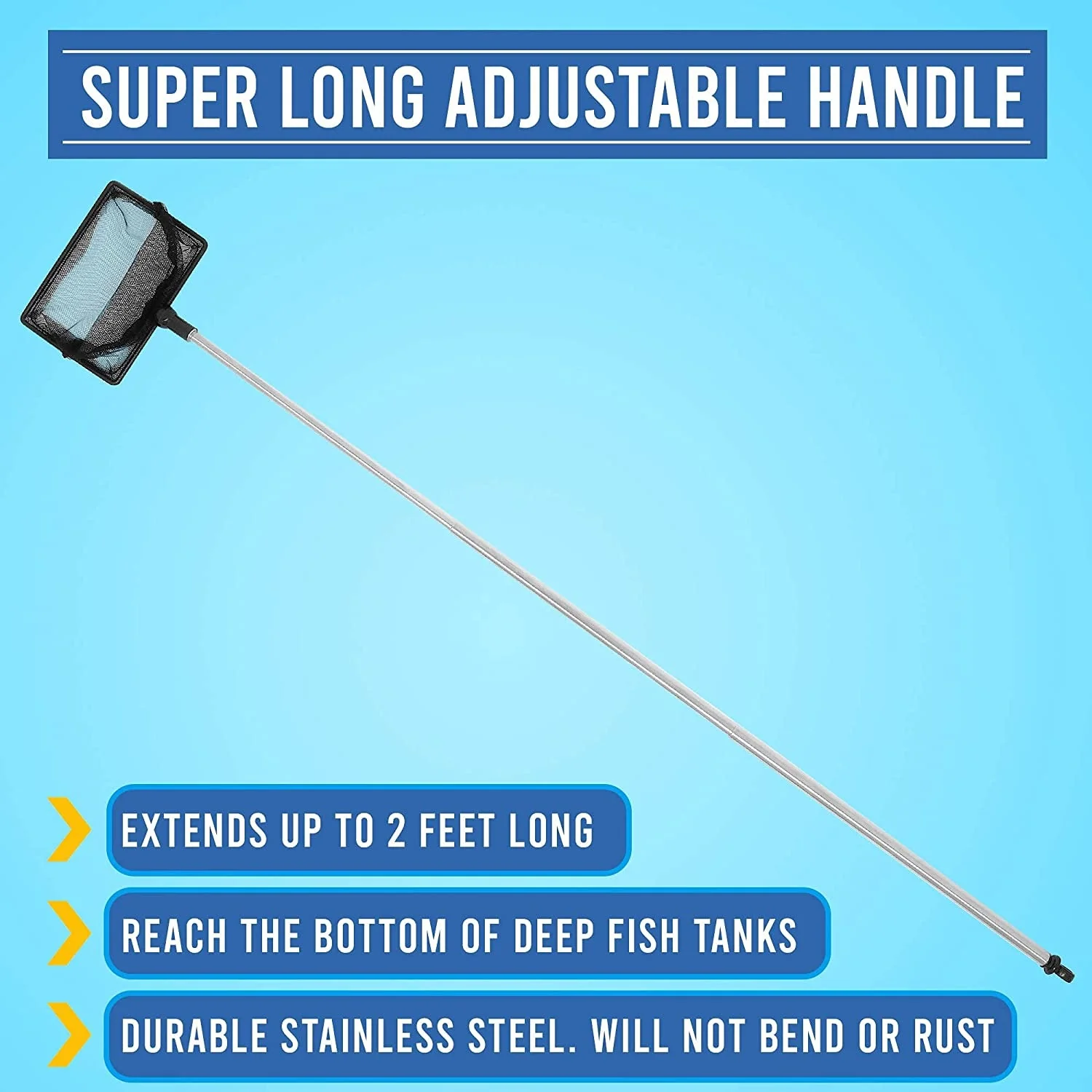 2.5 Inch Fish Net for Fish Tank - Image 2