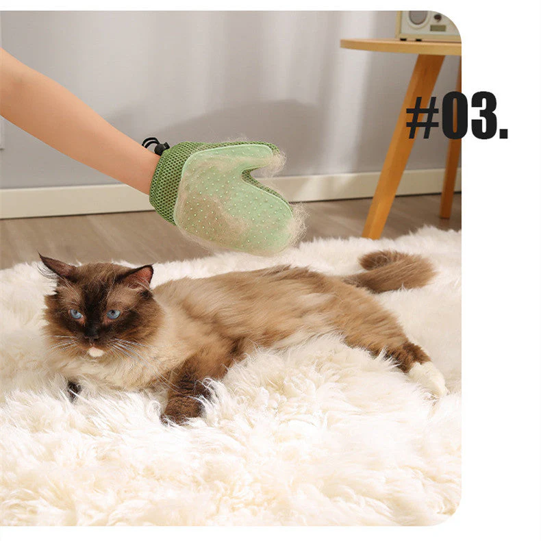 2-in-1 Floating Hair Removal Pet Gloves - Image 3