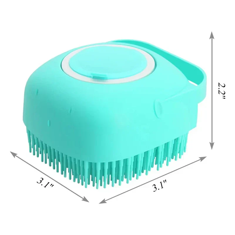 2-in-1 Pet Bath Brush – Soft Silicone Dog Cat Grooming & Massage Comb - Image 18