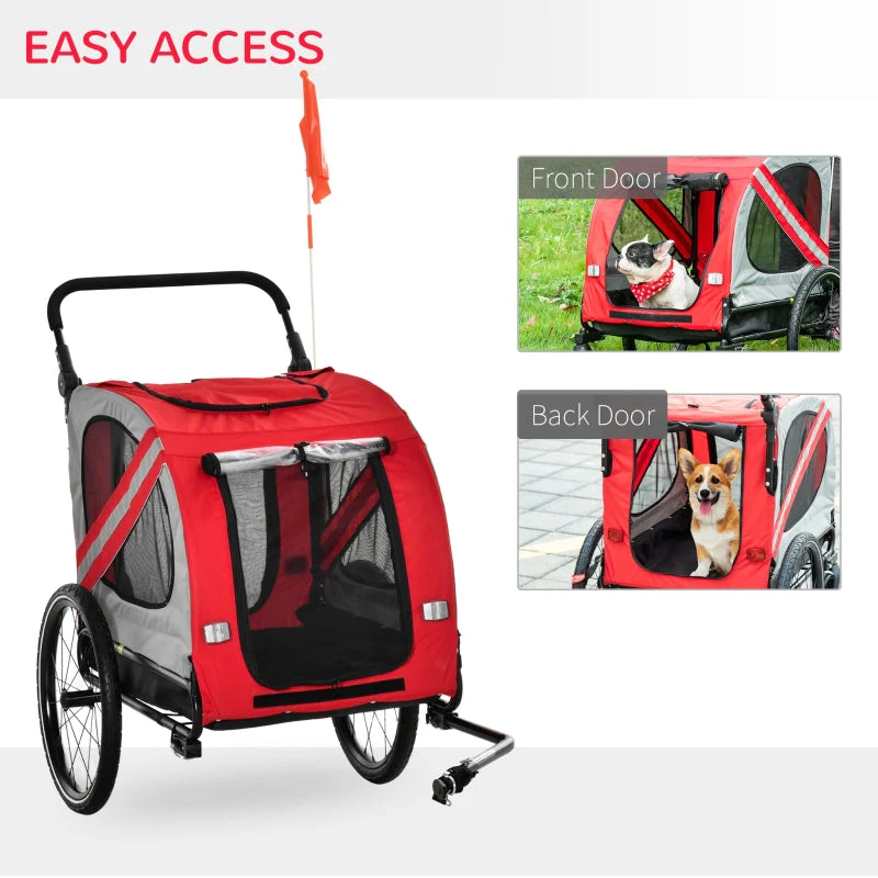 2-In-1 Pet Bike Trailer Stroller - Image 19