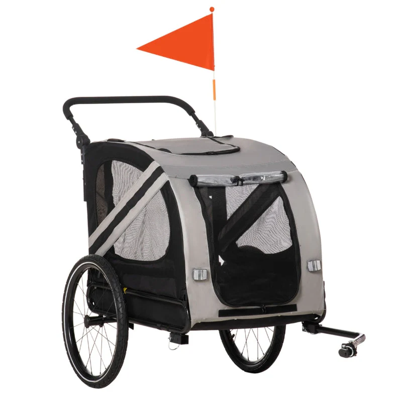 2-In-1 Pet Bike Trailer Stroller - Image 2