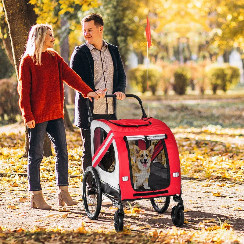2-In-1 Pet Bike Trailer Stroller - Image 21