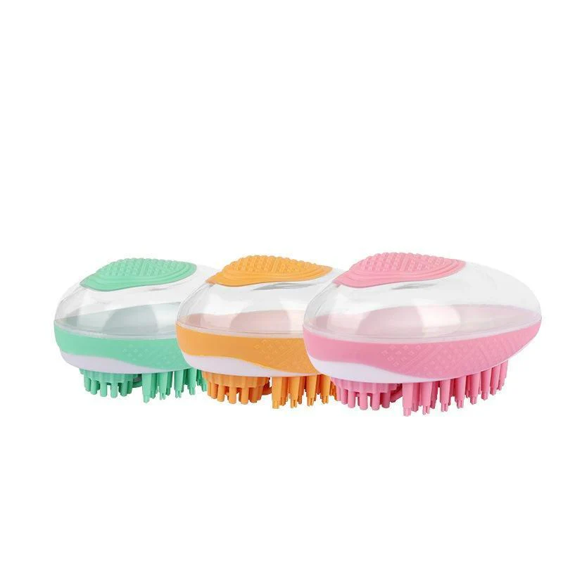 2-in-1 Pet Massager Silicone Bathing Brush - Image 10