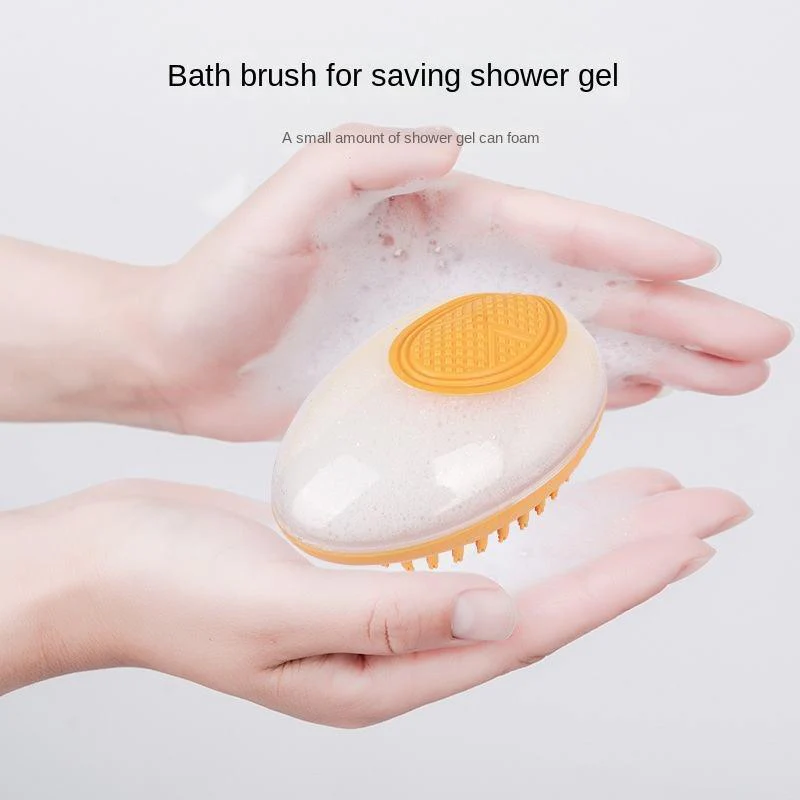 2-in-1 Pet Massager Silicone Bathing Brush - Image 3
