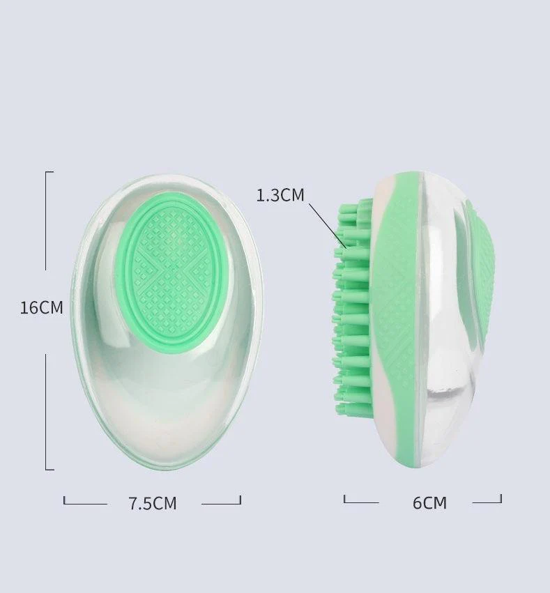 2-in-1 Pet Massager Silicone Bathing Brush - Image 6