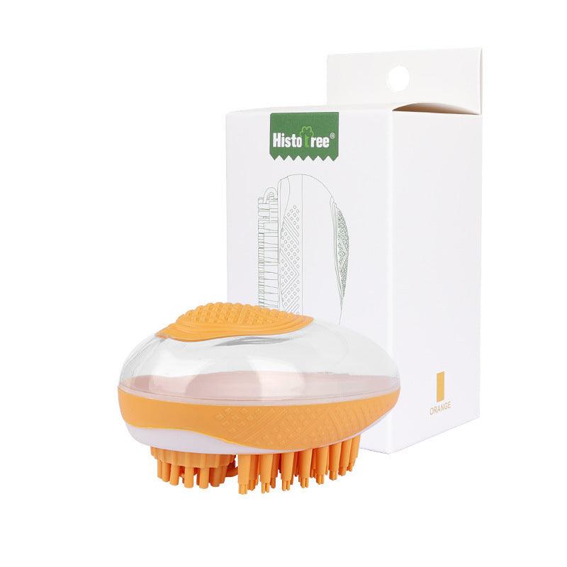 2-in-1 Pet Massager Silicone Bathing Brush - Image 7