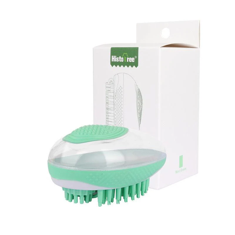 2-in-1 Pet Massager Silicone Bathing Brush - Image 8