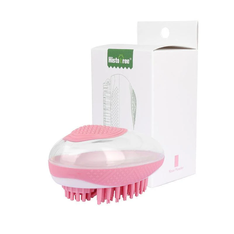 2-in-1 Pet Massager Silicone Bathing Brush - Image 9