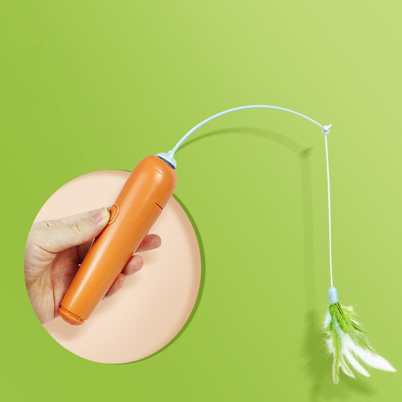 2 In 1 Turntable Feather Cat Toy - Image 5