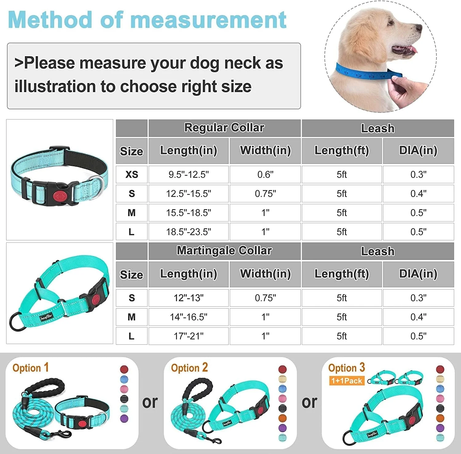 2 Packs Dog Training Collars for Small Medium Large Dogs - Image 6