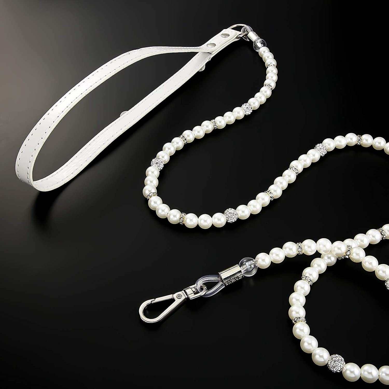 2 Pcs Pearl Collar and Leash for Dogs - Image 6
