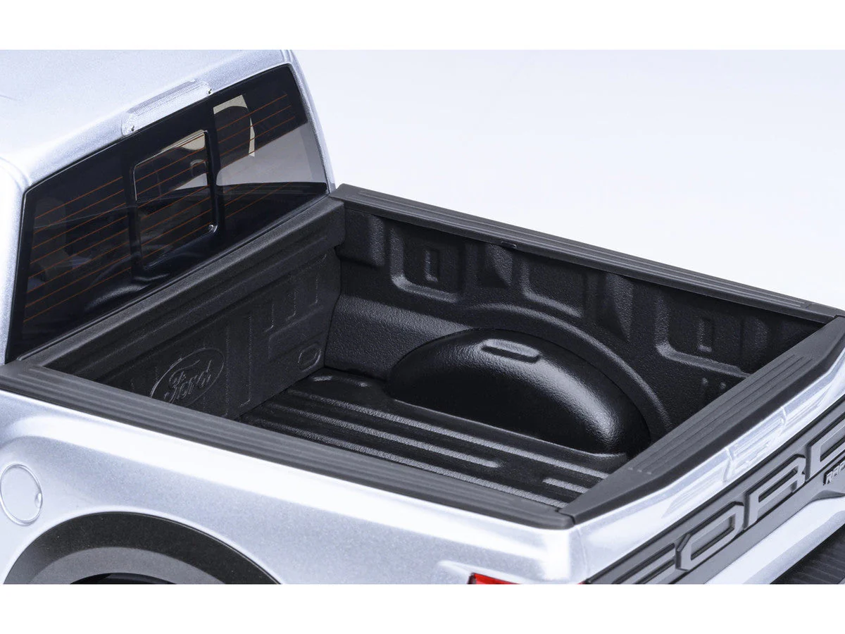 2019 Ford F-150 Raptor Pickup Truck Ingot Silver 1/18 Model Car by Autoart - Image 2