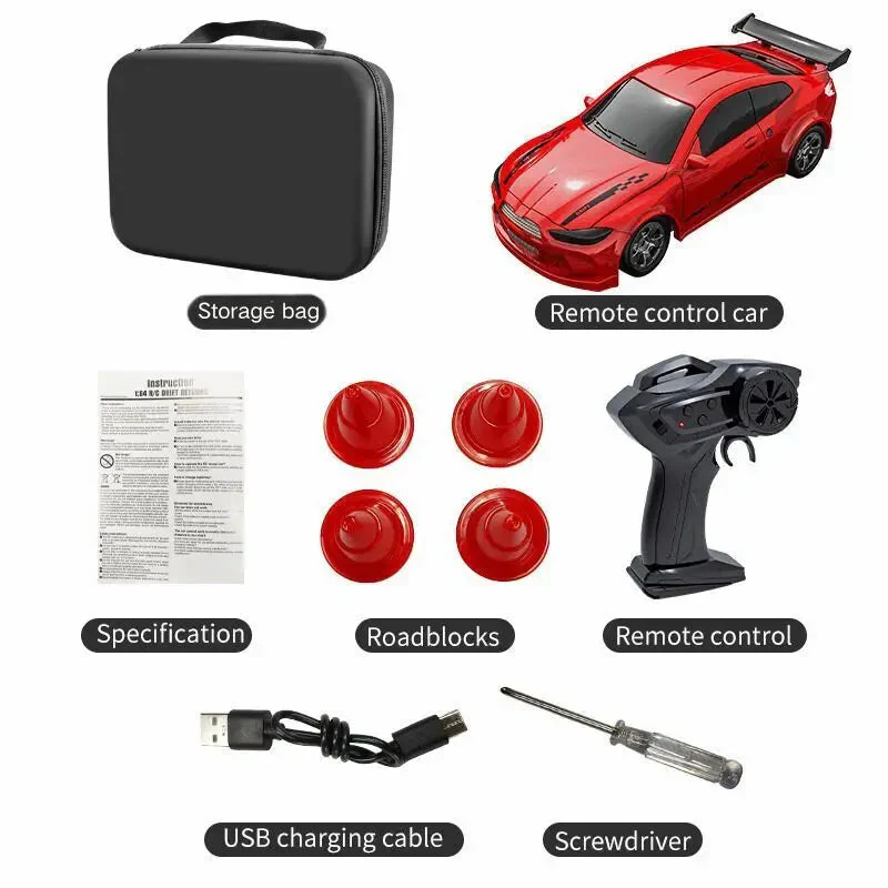 2025 New Kf20 1:64 Drift Rc Car Four-wheel remote-controlled racing car Full proportions Desk Competition Toy Boys Ideal gifts. - Image 10