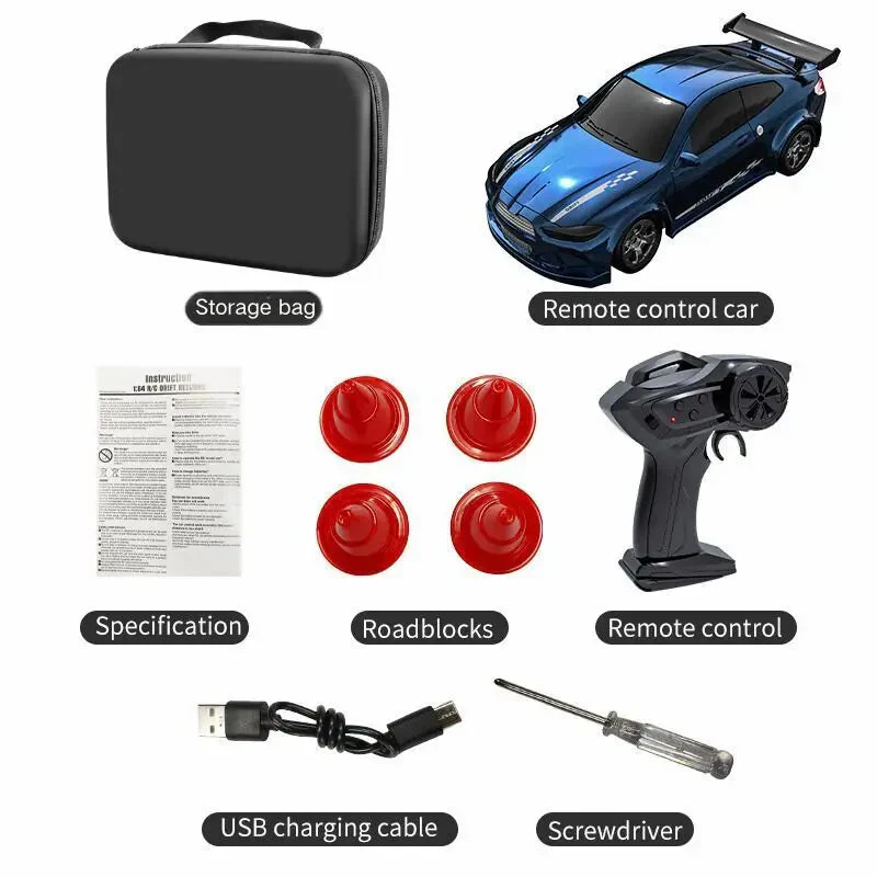 2025 New Kf20 1:64 Drift Rc Car Four-wheel remote-controlled racing car Full proportions Desk Competition Toy Boys Ideal gifts. - Image 14
