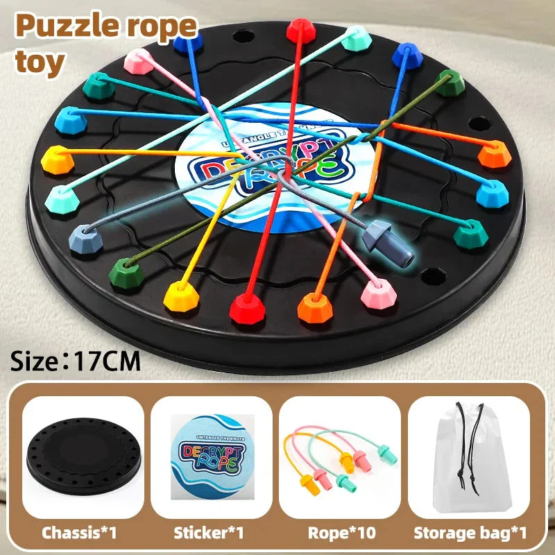 2025 Rope Breaking Puzzle Toy – Logic & Brain Training Game for Kids - Image 8