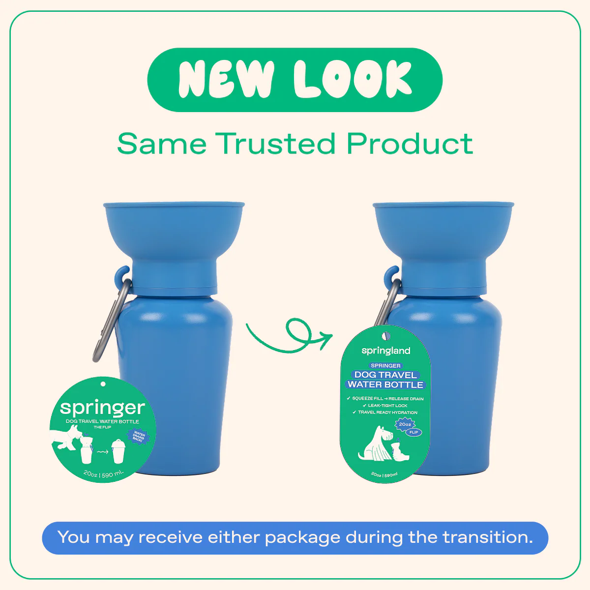 20oz Flip Dog Travel Water Bottle - Image 39