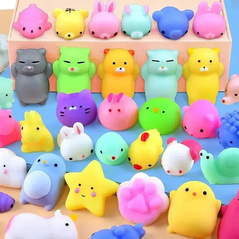 20PCS Cute Animal Squishy Toys – Soft Rubber Stress Relief Gifts - Image 5