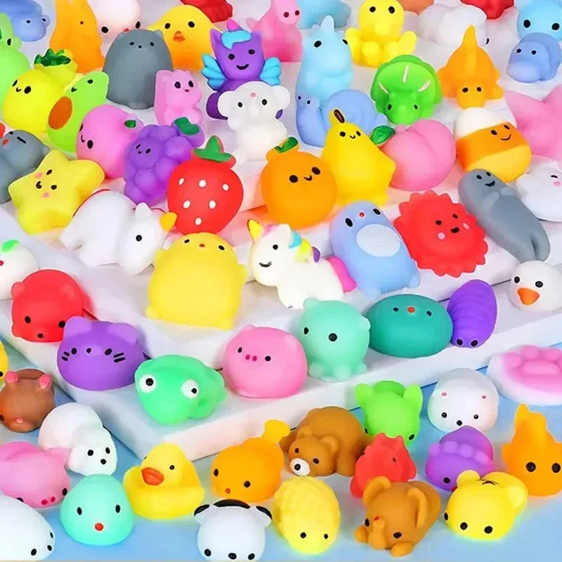 20PCS Cute Animal Squishy Toys – Soft Rubber Stress Relief Gifts - Image 7
