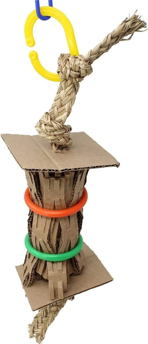2203 Ring Roll 15" High by 4" Wide Large Parrot Shredder Cage Toy, Macaw, Amazon, Eclectus, and Similar - Image 2