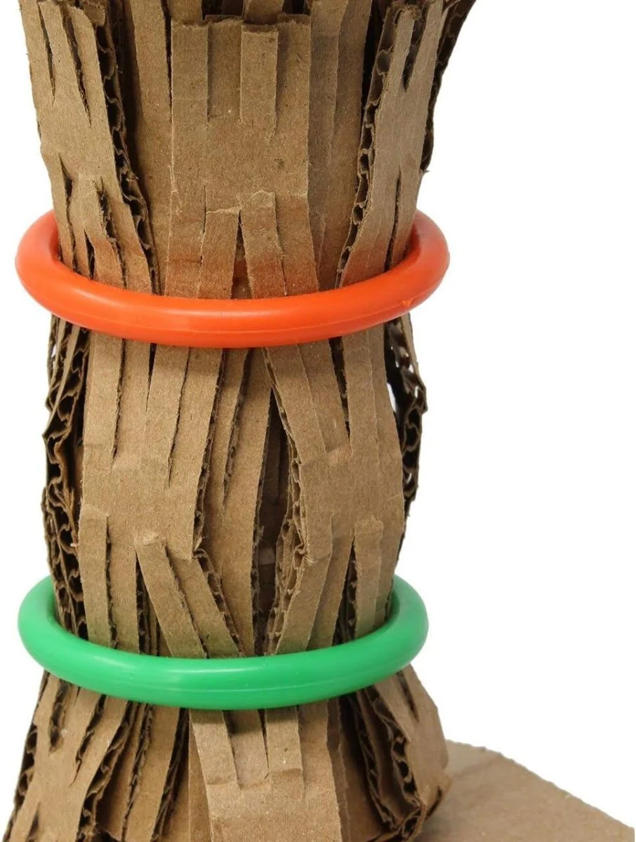 2203 Ring Roll 15" High by 4" Wide Large Parrot Shredder Cage Toy, Macaw, Amazon, Eclectus, and Similar - Image 4