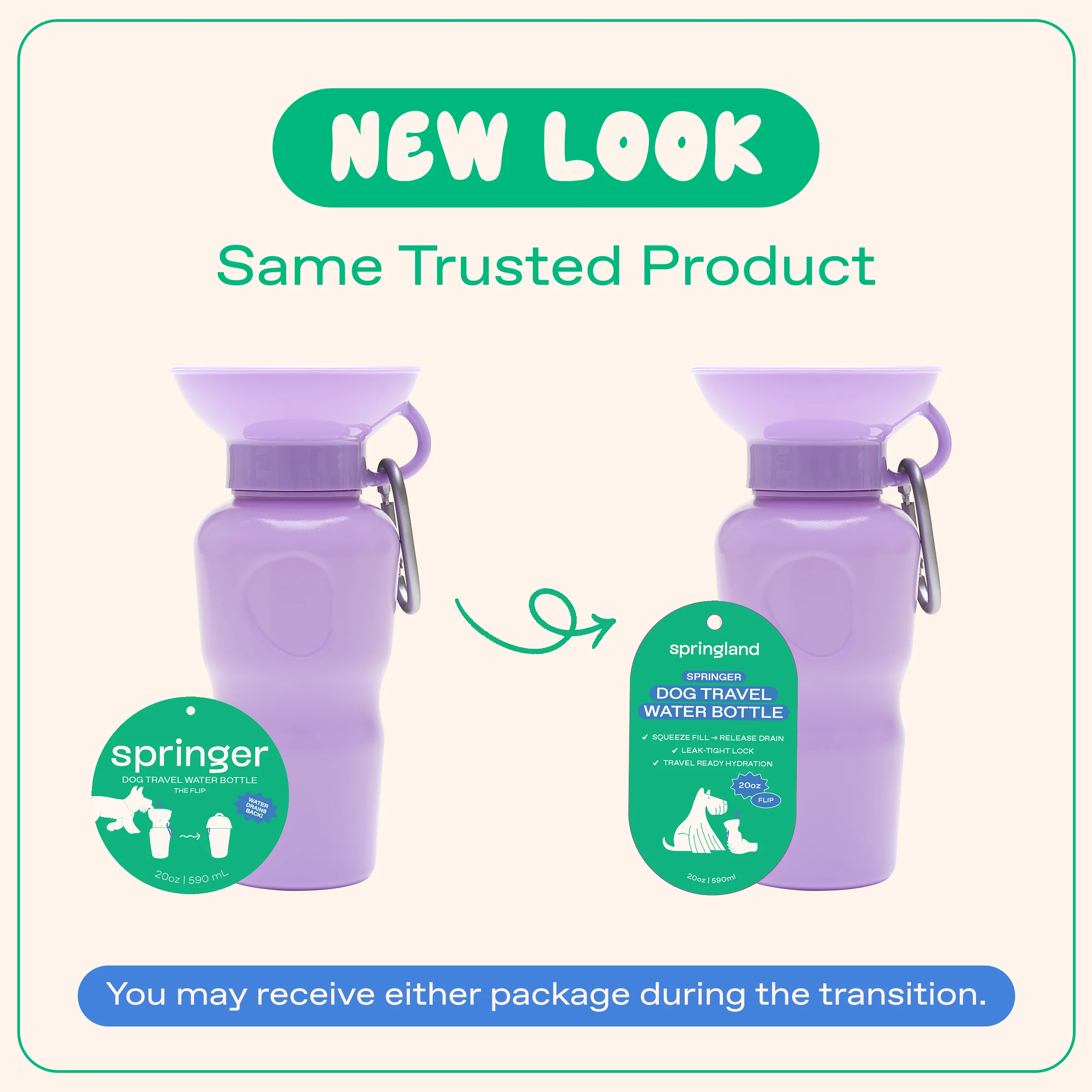 22oz Original Dog Travel Water Bottle - Image 6