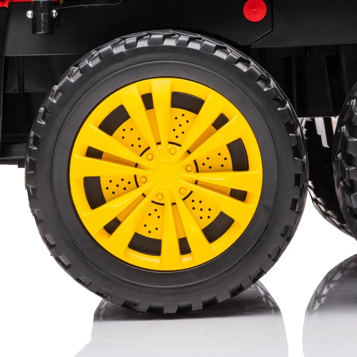 24V 6 Wheeler Freddo Tractor Trailer 2 Seater Ride-on with Dump Cart and Parental Remote - Image 20