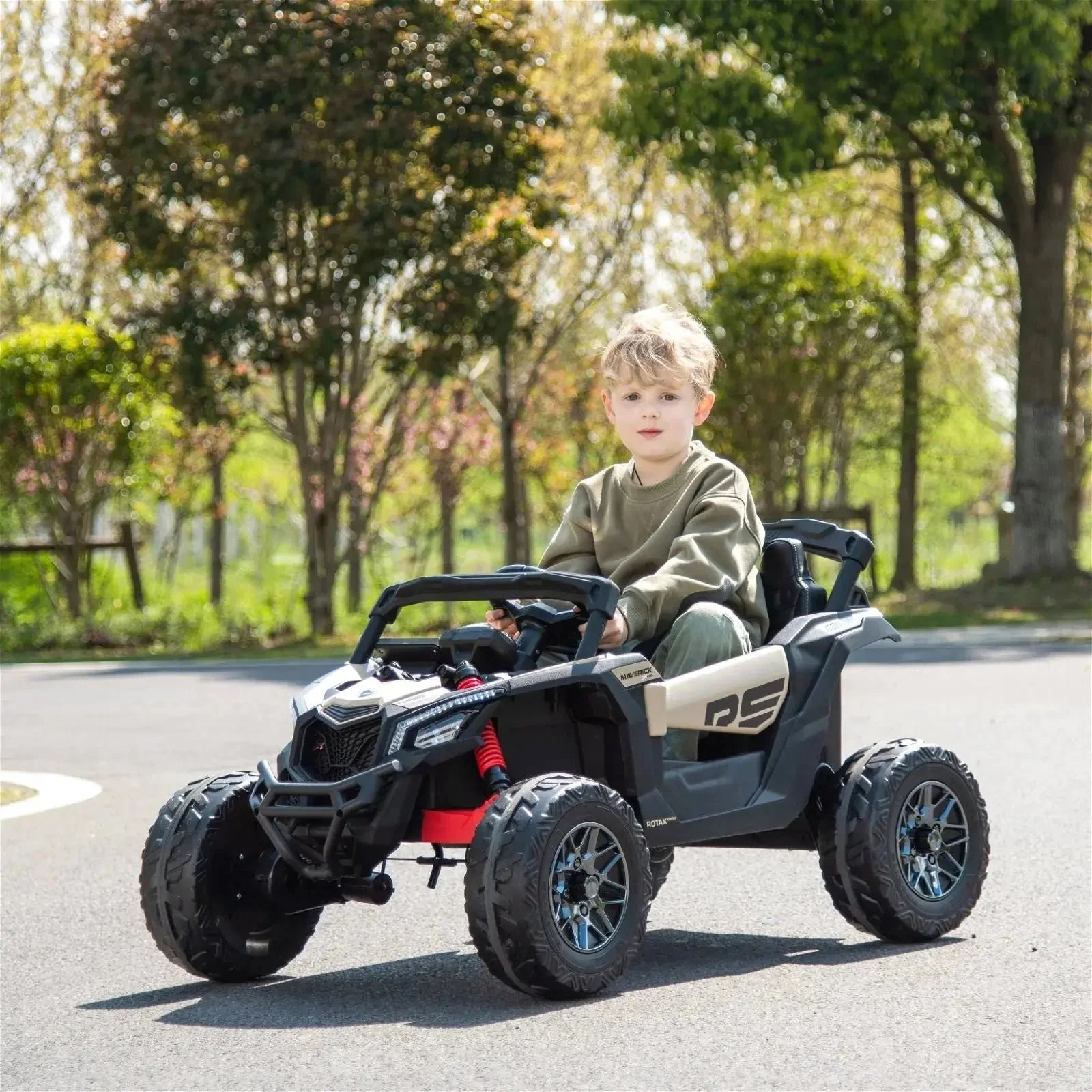 24V Can-Am Maverick 1-Seater UTV - Kids Electric Ride-On - Image 2
