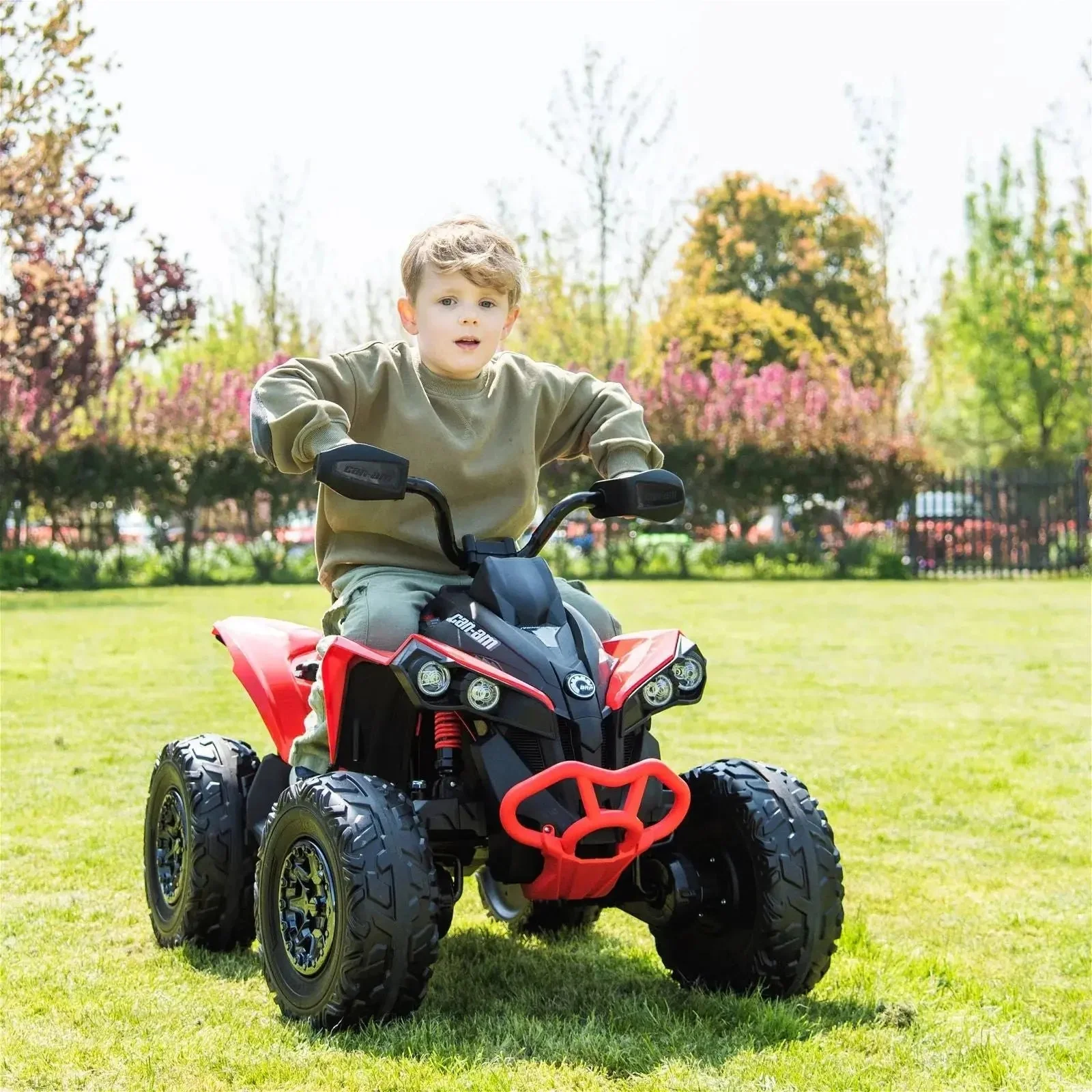 24V Can-Am Renegade 1-Seater Kids ATV - Image 2