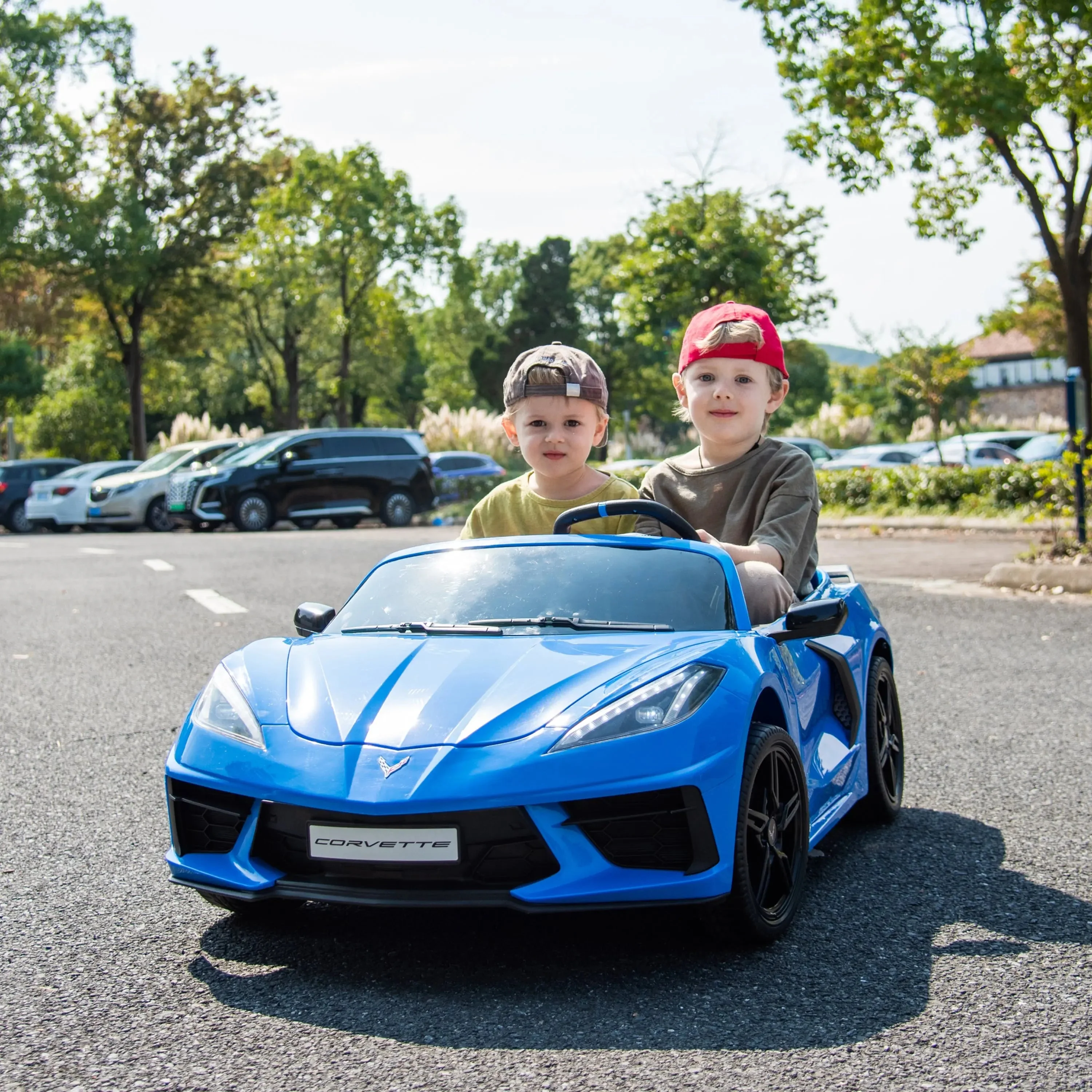 24V Chevrolet Corvette C8 2 Seater Ride on Car - Image 2