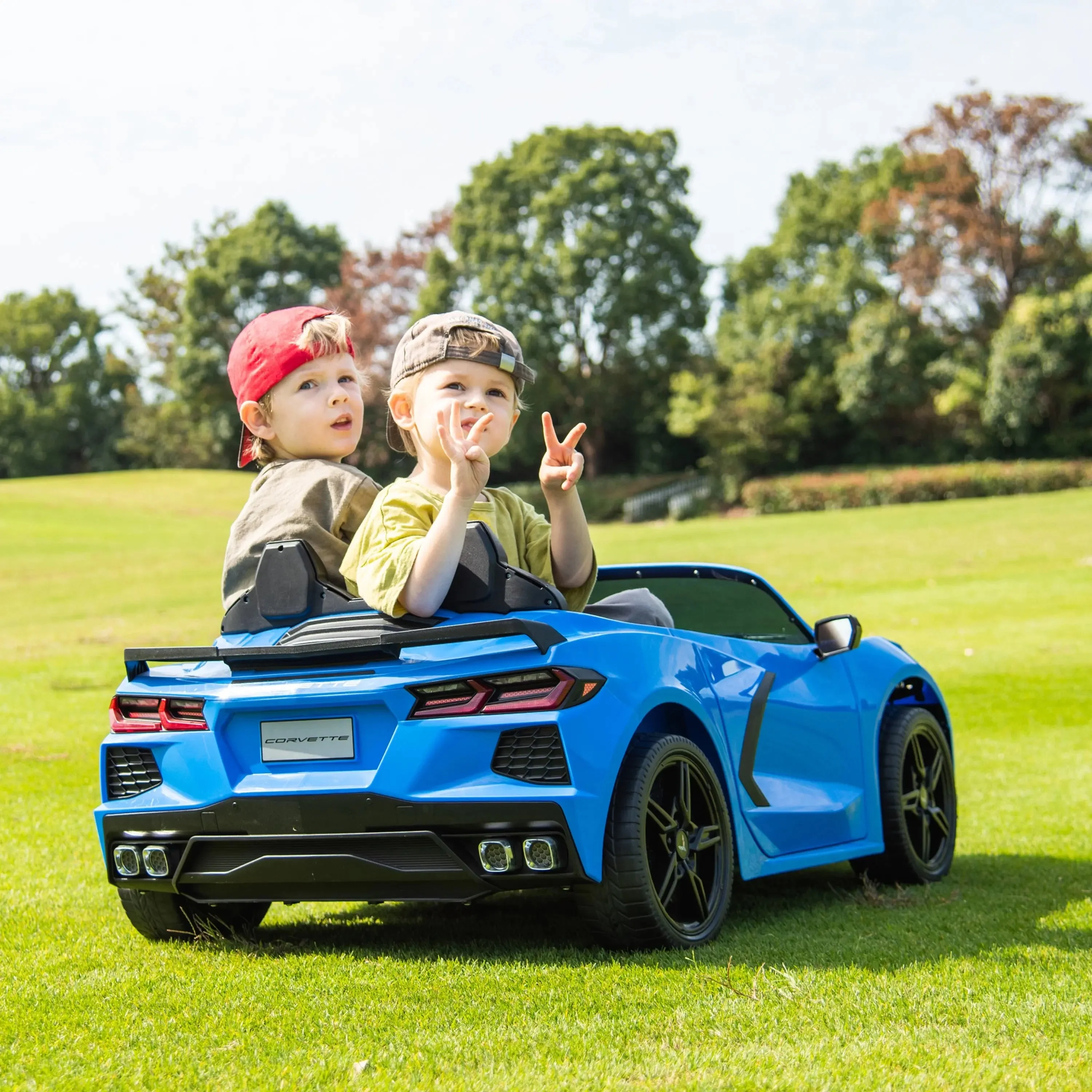 24V Chevrolet Corvette C8 2 Seater Ride on Car - Image 4