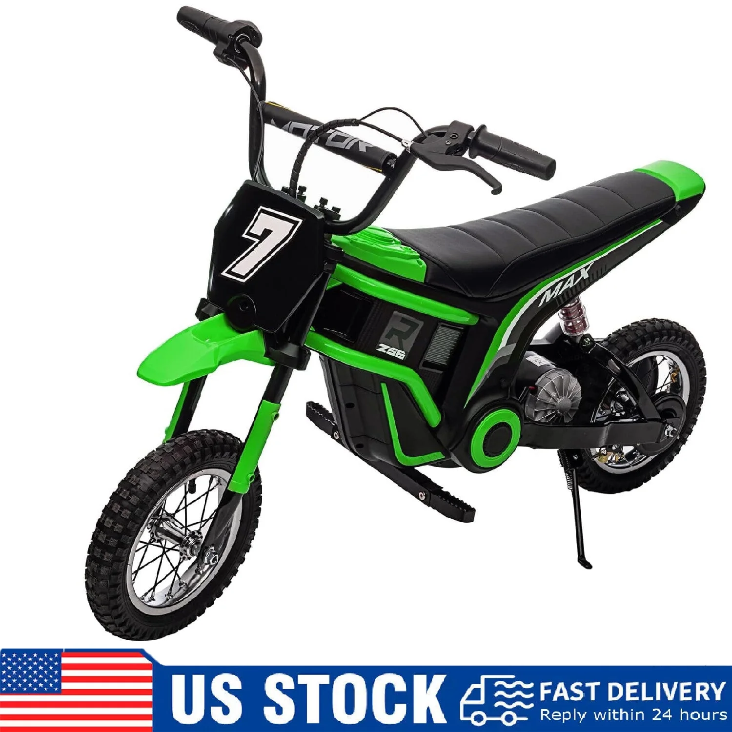 24V Electric Ride-On Kids Dirt Bike Motocross Motorcycle - Image 11