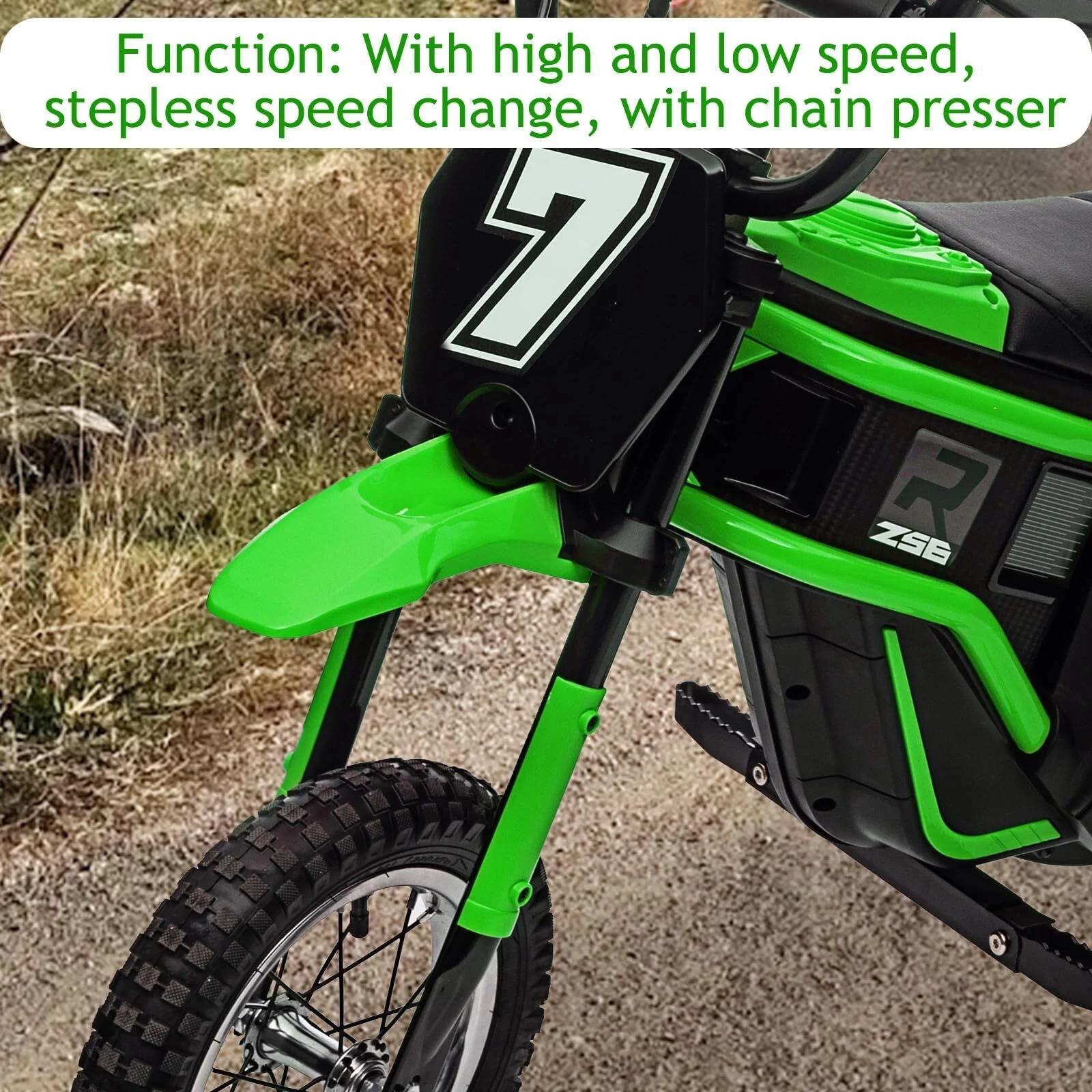 24V Electric Ride-On Kids Dirt Bike Motocross Motorcycle - Image 6