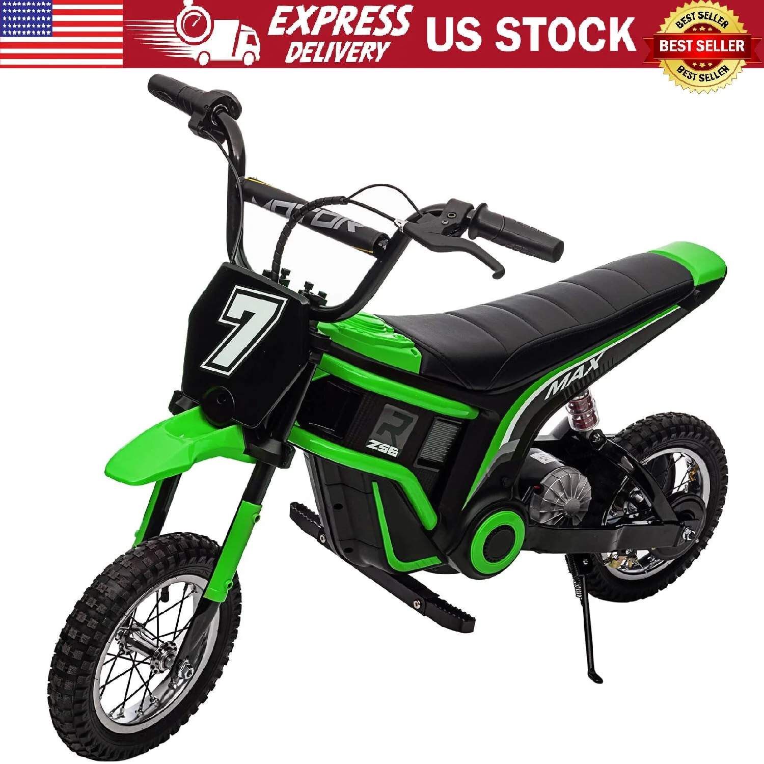 24V Electric Ride-On Kids Dirt Bike Motocross Motorcycle - Image 8