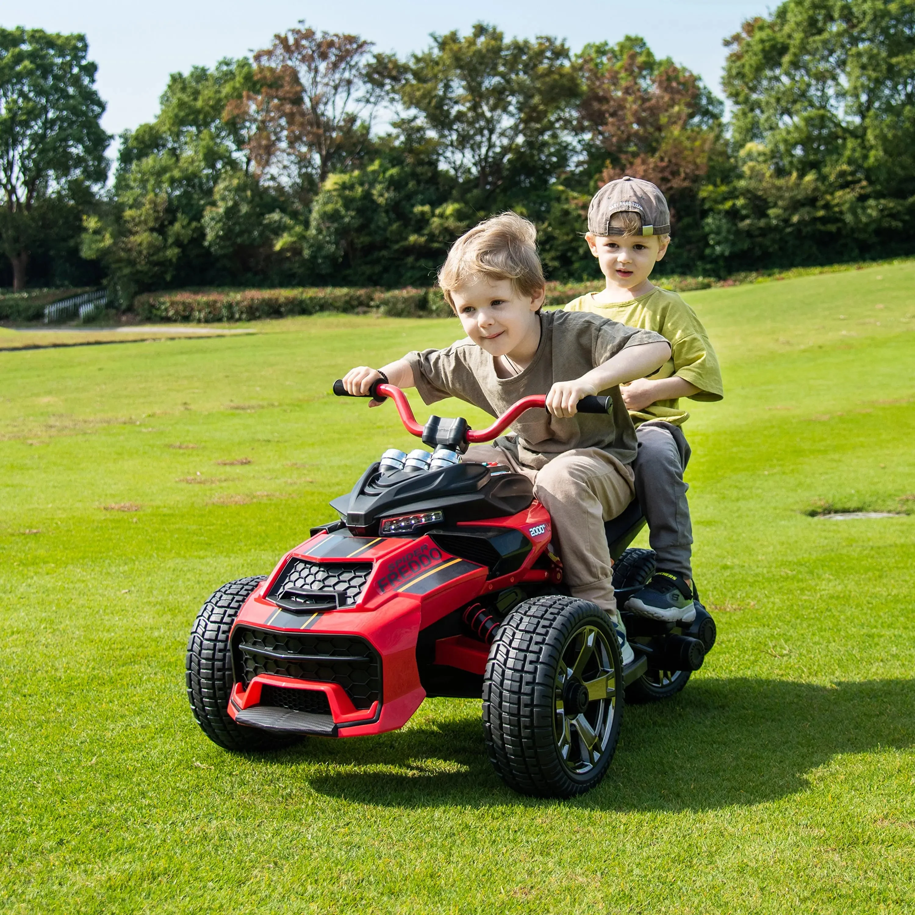 24V Freddo Spider 2 Seater Ride-On 3 Wheel Motorcycle - Image 22