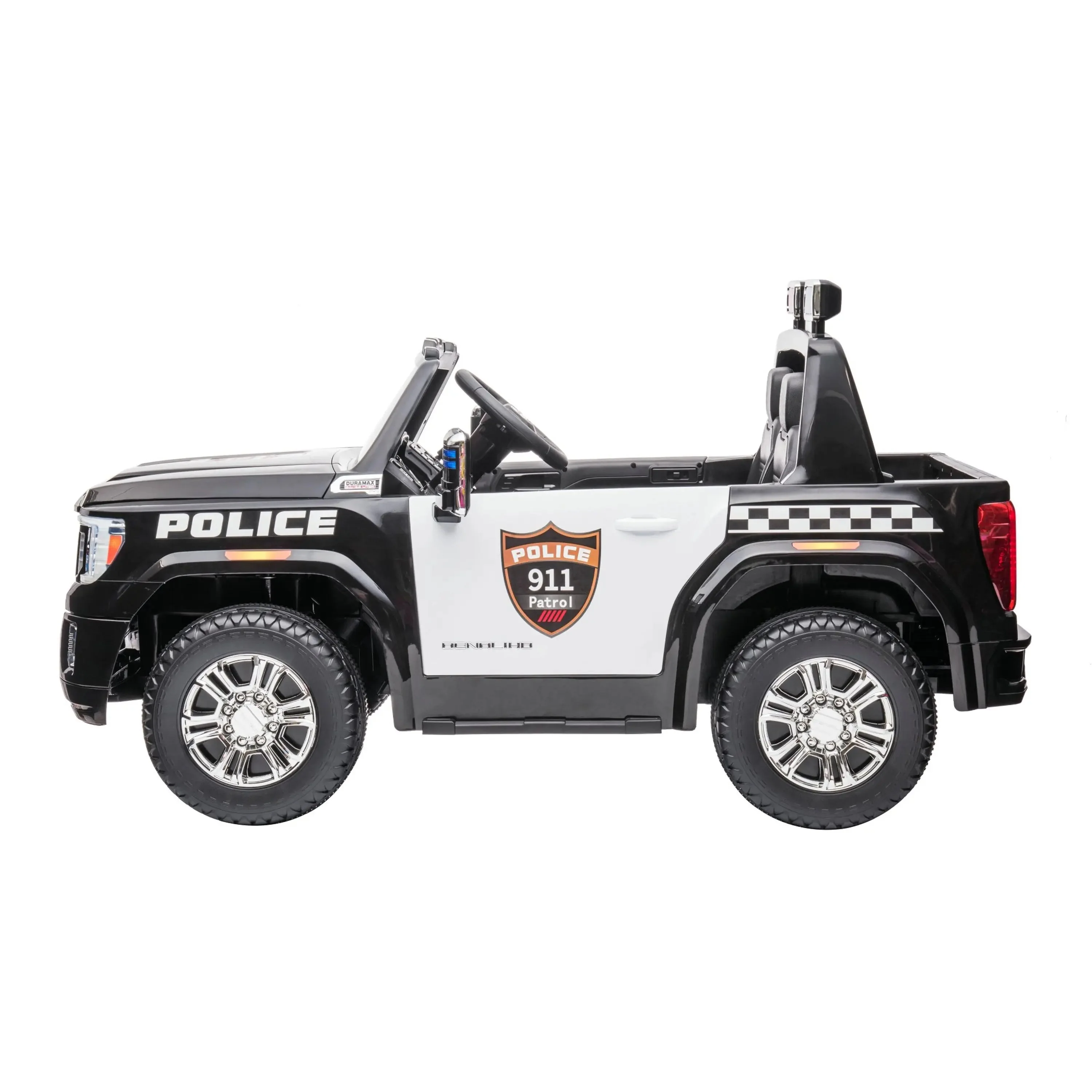 24V GMC Sierra Denali 2 Seater Police Ride-On Truck - Image 2