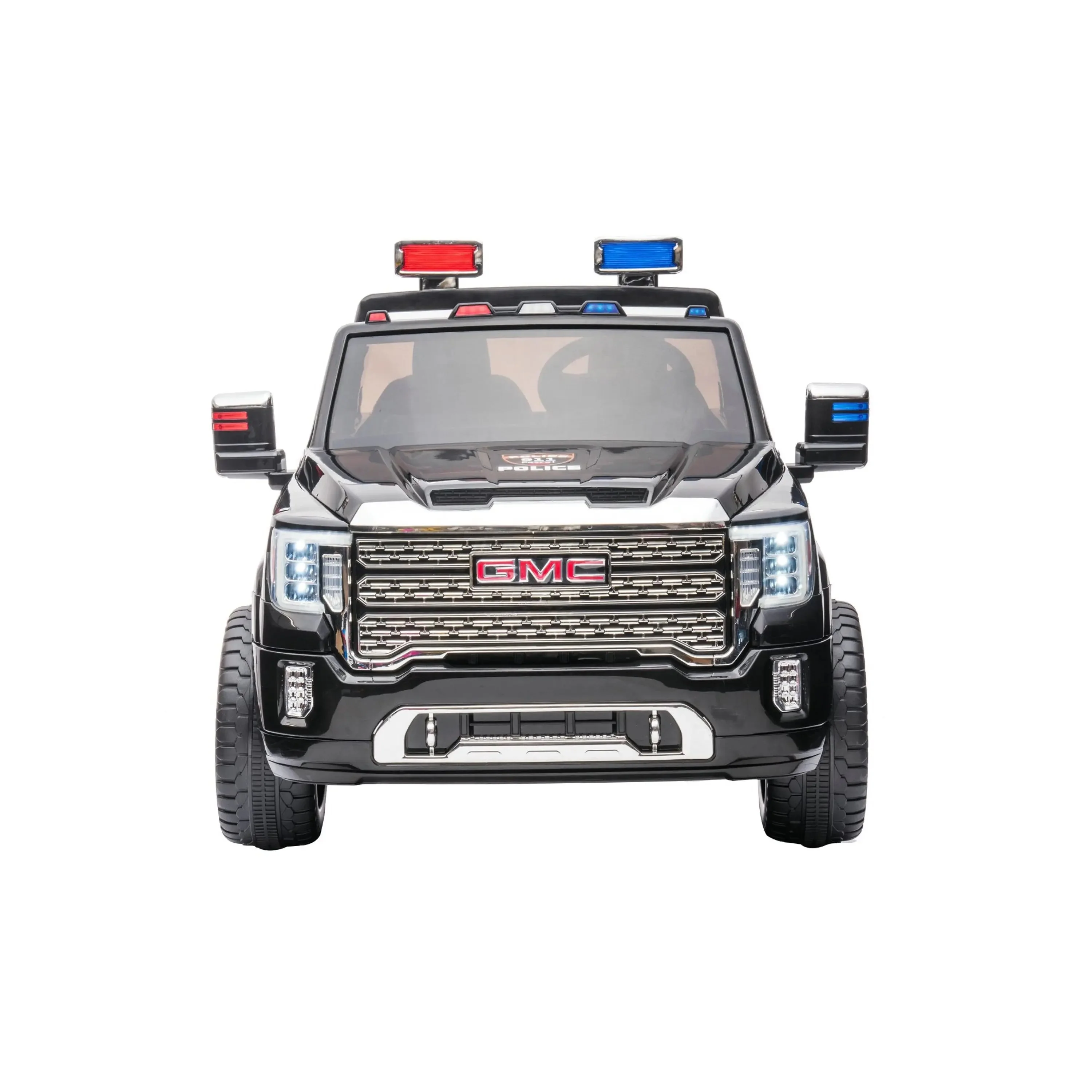 24V GMC Sierra Denali 2 Seater Police Ride-On Truck - Image 4