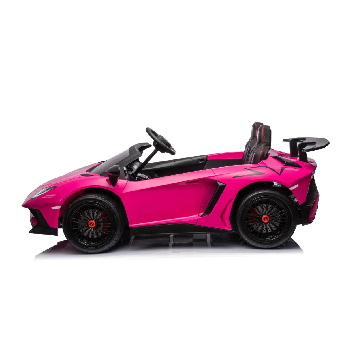 24V Lamborghini Aventador 2 Seater Ride On Car for Kids: Advanced Brushless Motor & Differential for High-Octane Fun - Image 17
