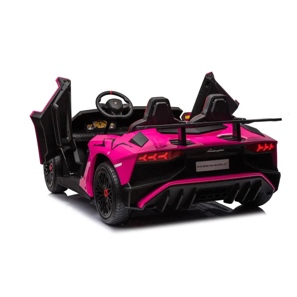 24V Lamborghini Aventador 2 Seater Ride On Car for Kids: Advanced Brushless Motor & Differential for High-Octane Fun - Image 22