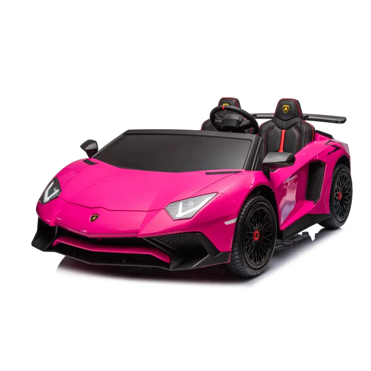 24V Lamborghini Aventador 2 Seater Ride On Car for Kids: Advanced Brushless Motor & Differential for High-Octane Fun - Image 23
