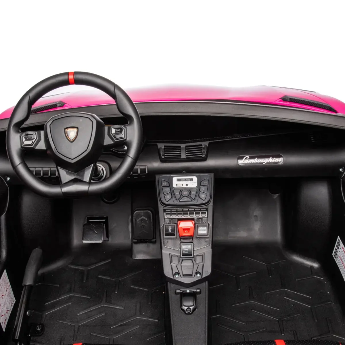 24V Lamborghini Aventador 2 Seater Ride On Car for Kids: Advanced Brushless Motor & Differential for High-Octane Fun - Image 30